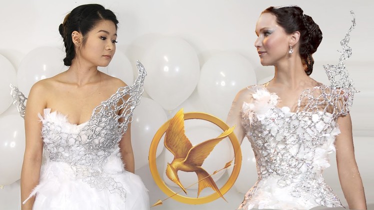 DIY Hunger Games Catching Fire Katniss Everdeen Wedding Dress | Halloween