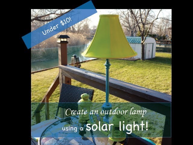 DIY Outdoor Lamp