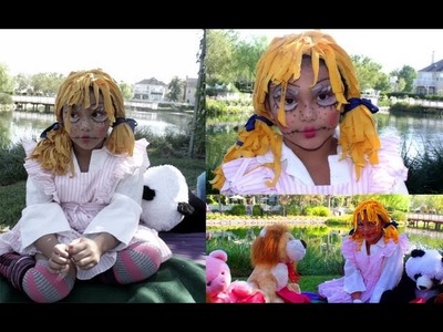 DIY Rag doll Wig, Makeup & Costume!