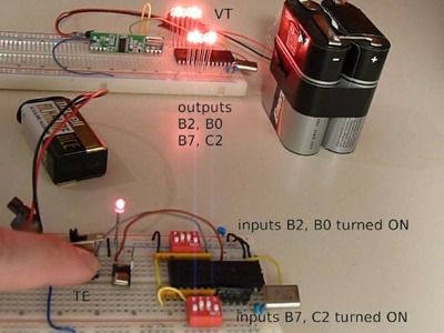 DIY remote control based on PIC microcontroller