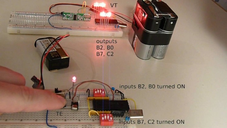 DIY remote control based on PIC microcontroller