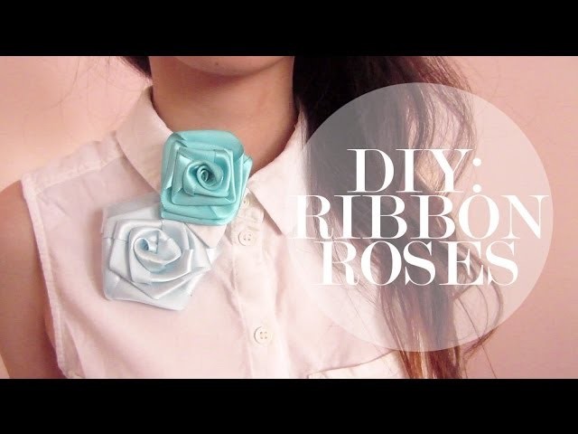 DIY: Ribbon Roses ✿ ❀