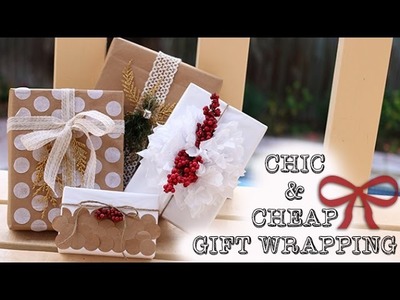 ➳ DIY: Simple & Cheap Gift Wrapping Ideas