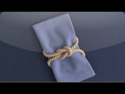 DIY Square Knot Napkin Ring - Martha Stewart Weddings