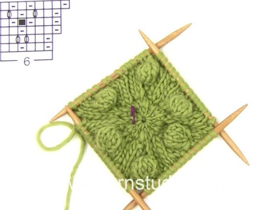 DROPS Knitting Tutorial: How to work after chart A.1 in DROPS 142-15