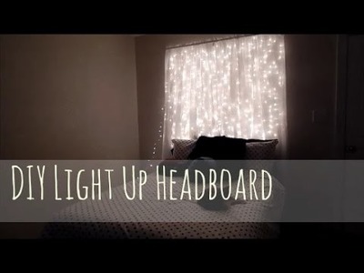 Easy Cheap DIY Light Up Headboard!
