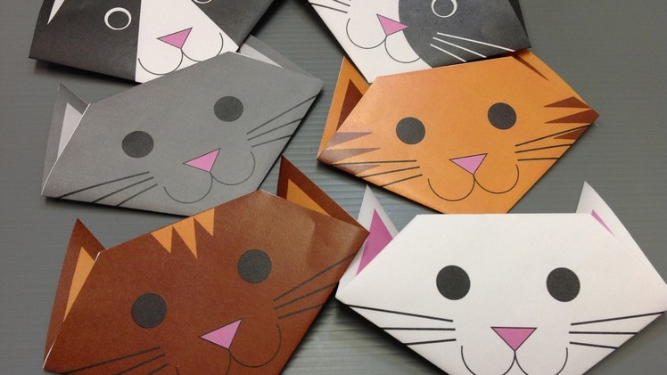 Free Origami Cat Paper - Print Your Own! - Cute Cats