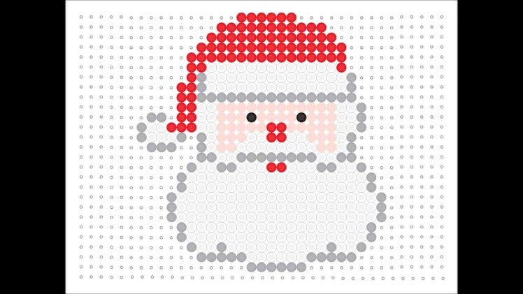 Hama Bead Santa (Christmas Series 2 #1)