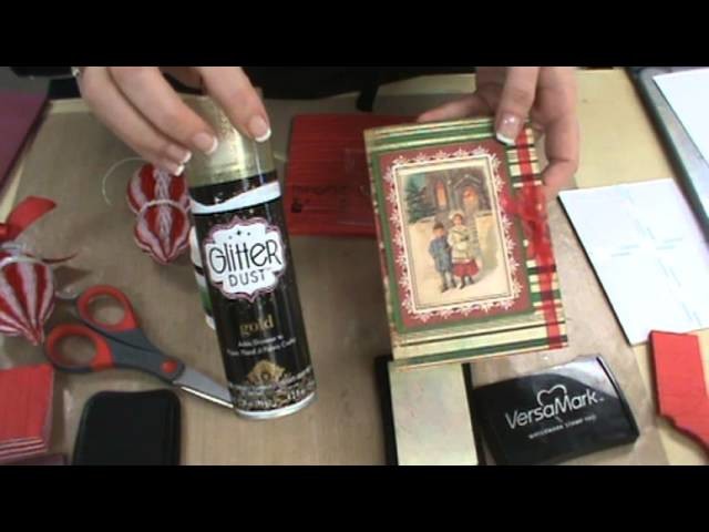 Holiday Ornament or Cards with HoneyPop Stamps & Paper by Scrapbooking Made Simple