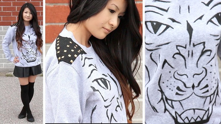 How to | DIY Studded Animal Sweater