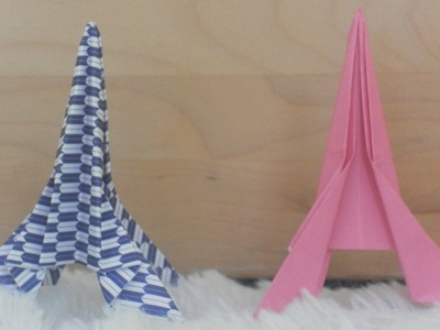 How to Fold an Origami Eiffel Tower (easy)
