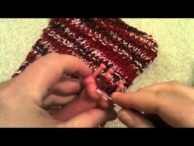 How to Loom Knit a Mesh Bag Part 3