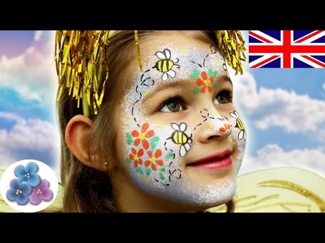 How to make a Bee Face Painting Ideas DIY *Bee Halloween Face Paint* Fancy Dress Costumes Mathie