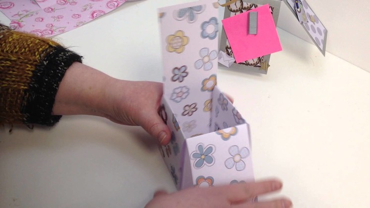How to make a Popup Box Card without measuring by Nikky Hall Polkadoodles