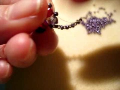 How to Make a Ring with Swarovski Crystal and Fire Polished Beads