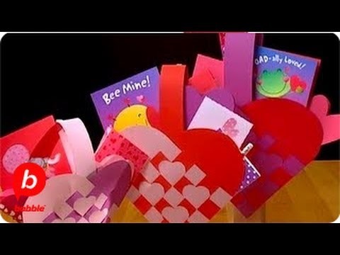 How to Make a Valentine's Day Woven Heart Basket | Crafts | Babble