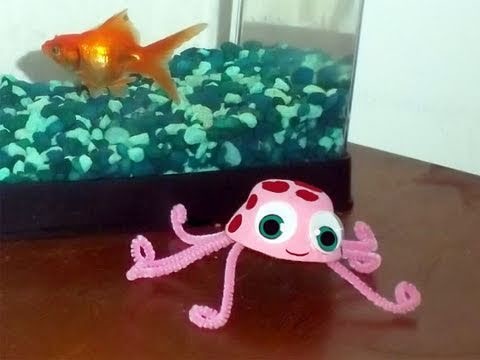 How to make an egg carton jelly fish - EP