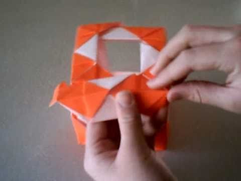 How to make an oragami open box