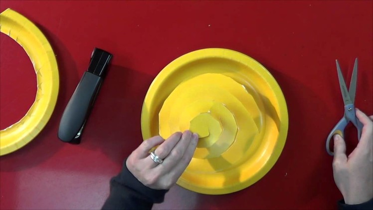 How to Make Paper Plate Roses