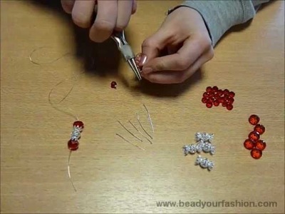 Jewelry making - Technique 4: How to make a cluster of beads
