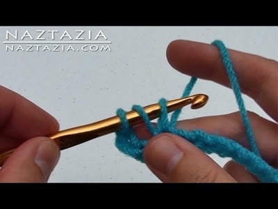 Learn How to Crochet LEFT HAND Part 2 - Half Double Crochet Slip Stitch Chain DC HDC SLST