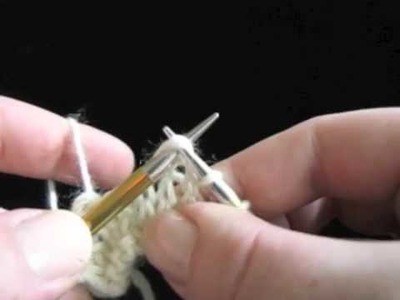 Left-Handed Knitting - K2tog - Knit 2 together