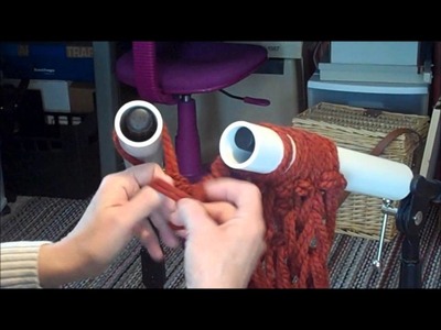 Lesson Three - Rib Knit Scarf: Arm Knitting Variation on Stationary Rods