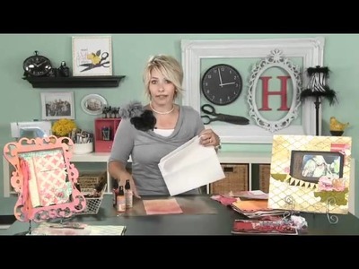 My Craft Channel: Create to Remember Heidi Swapp Glimmer Mist Techiques