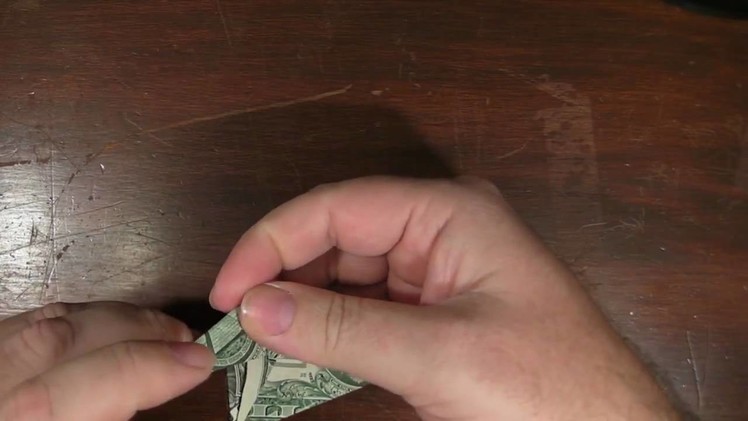 Origami Elephant with a US dollar bill