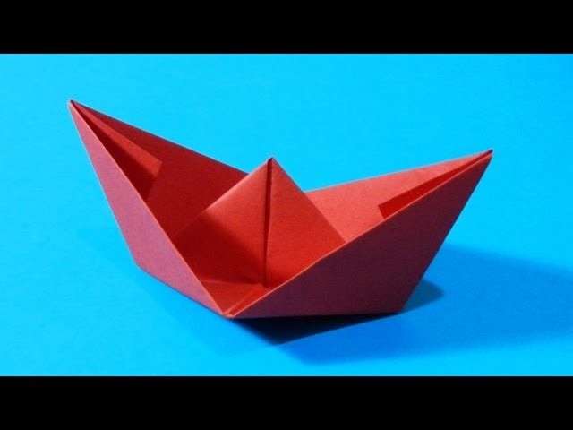 Origami - How to fold a Boat