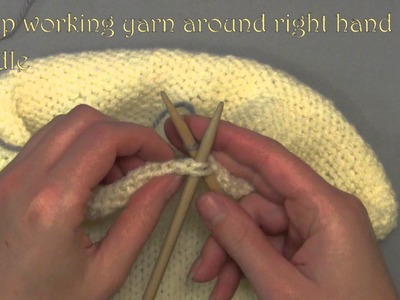 Pick up Stitches with Two Knitting Needles