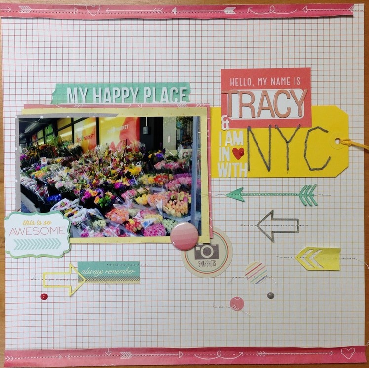 Scrapbooking Process: I am in Love with NYC