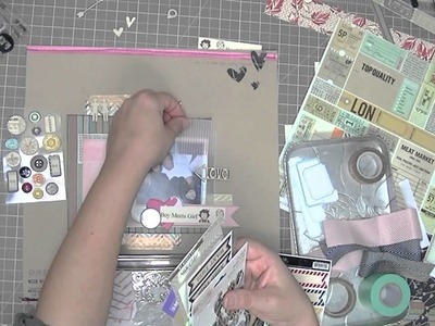 Scrapbooking Process: Young and in love