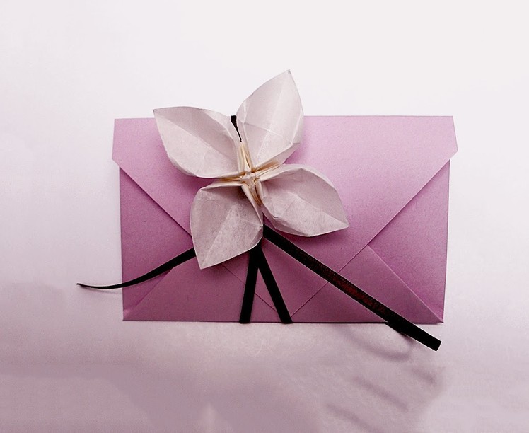 Simple Envelope in 4 steps. Make Your Own Origami Envelopes ANY SIZE! Wrap ideas.
