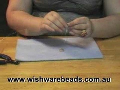 Swarovski Slider Ring @Wishware Online Beading Classes