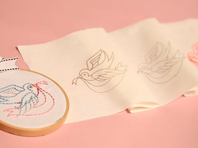 Three Ways to Transfer Embroidery Patterns || KIN DIY