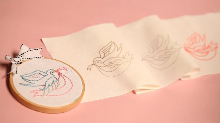 Three Ways to Transfer Embroidery Patterns || KIN DIY