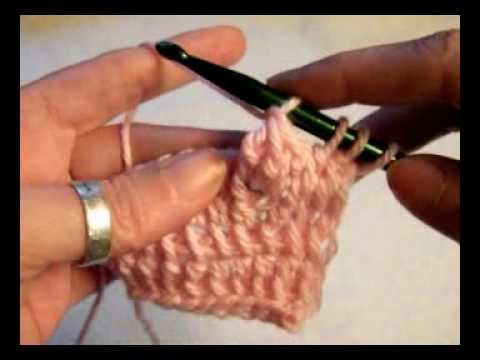 Tunisian crochet: Easy Bobble