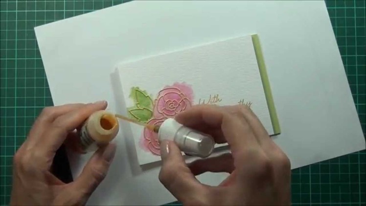 Watercolour Sympathy made easy with Tim Holtz Distress Markers for Scrapbook Boutique!