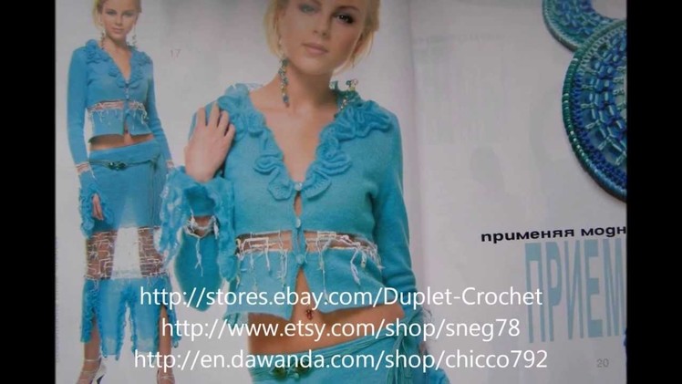 Zhurnal Mod No 566 Crochet patterns Fashion Magazine