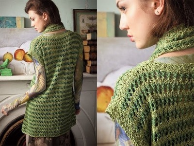 #5 Lace Texture Top, Vogue Knitting Spring.Summer 2012