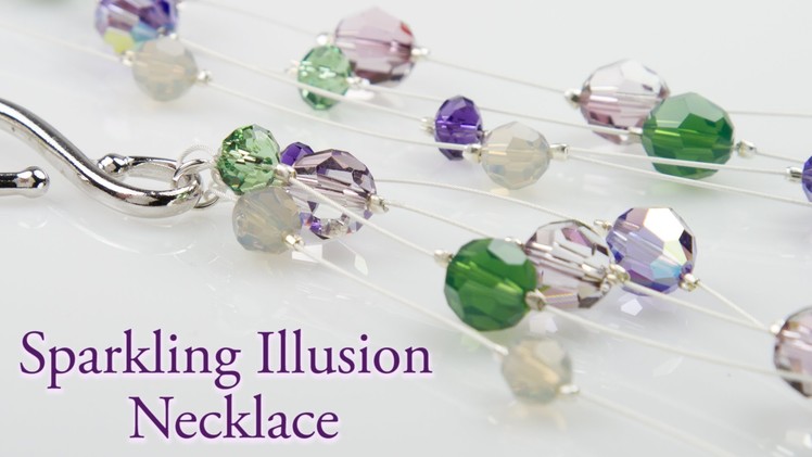 Artbeads Mini Tutorial - Sparkling Illusion Necklace with Katie Hacker