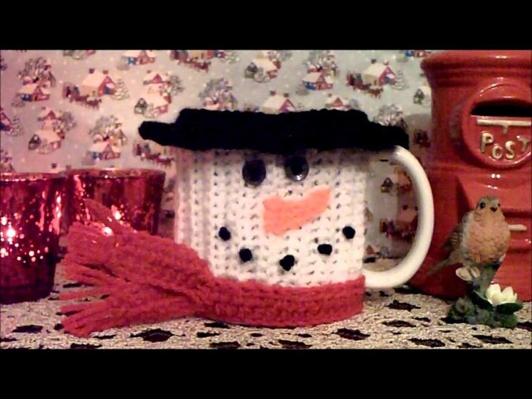 Crochet Christmas Mug Cozy