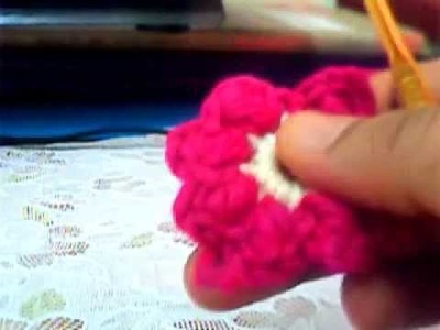 Crochet Puff  Stitch Flower Tutorial