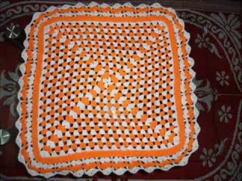 Crochet Square table cloth