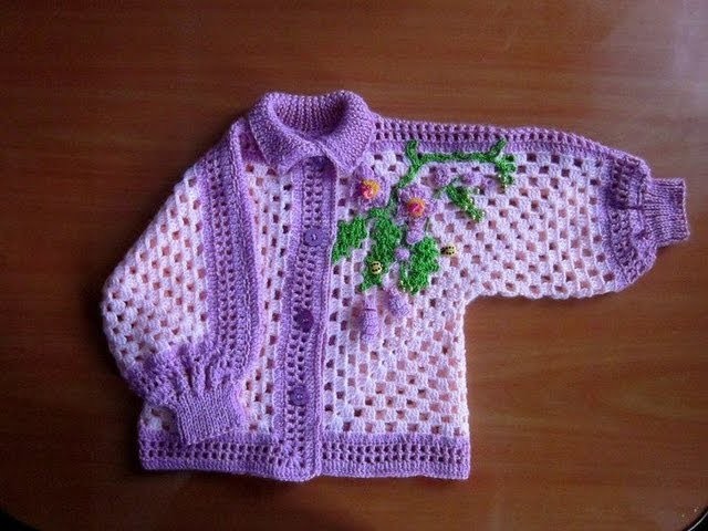 Crochet sweater for kids