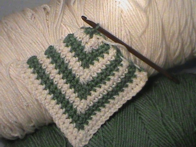 Crocheting A "Mitered Square"