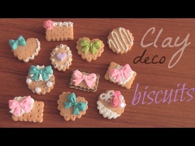Deco Biscuit. Cookie - Polymer Clay Charm - How To - SoCraftastic