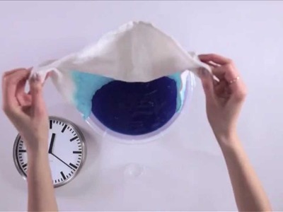 DIY dip dye cushion tutorial