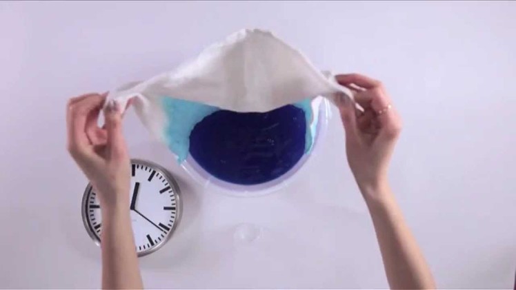 DIY dip dye cushion tutorial